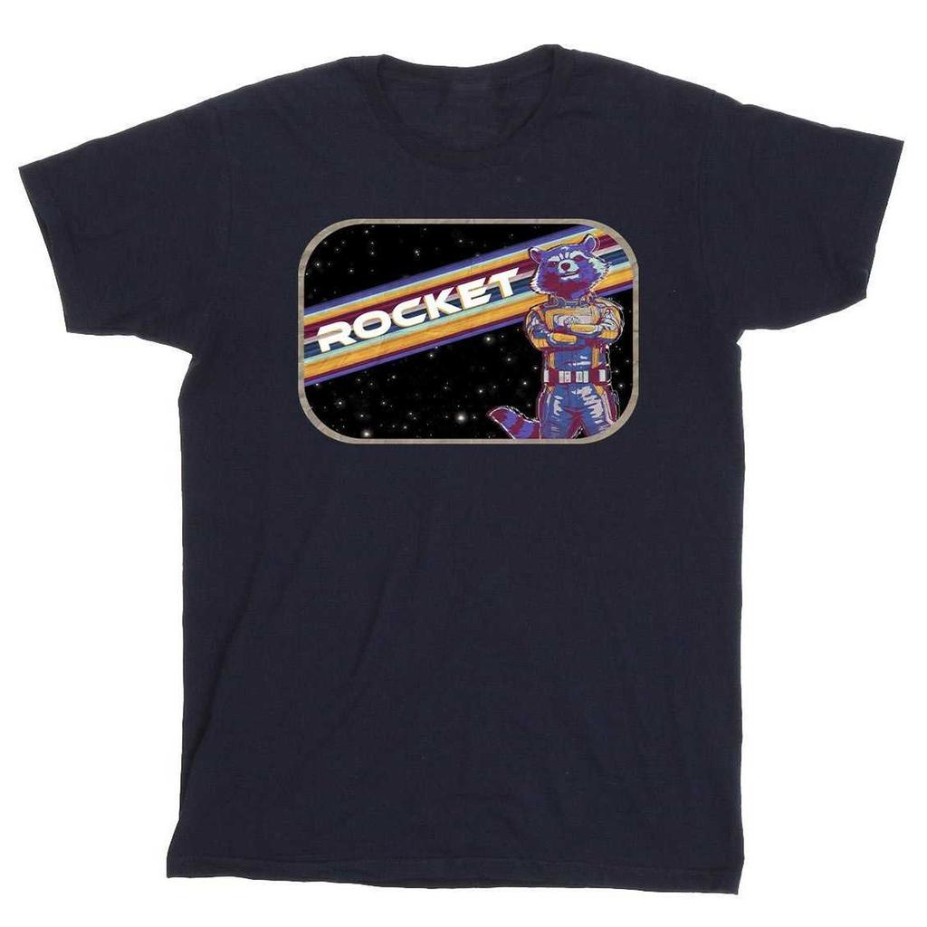 Guardians Of The Galaxy Volume 3 Mens Rocket Raccoon Pose Cotton T-Shirt