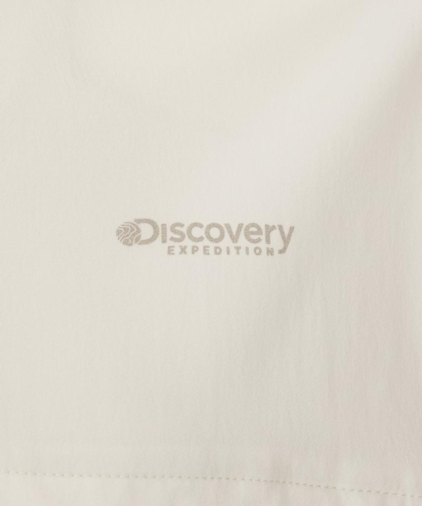 Женский легкий тренировочный анорак Discovery Expedition с капюшоном и технологией Freshvent (D/Слоновая кость)