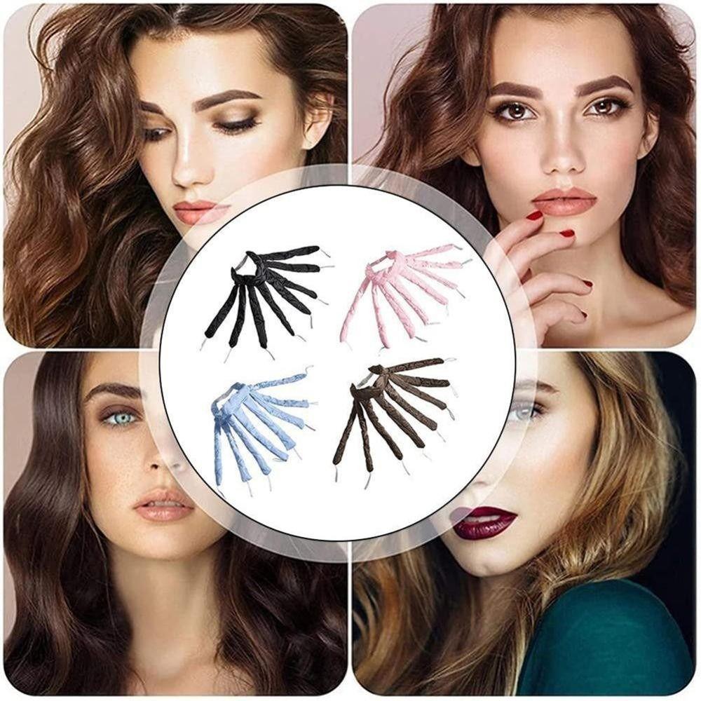 DIY Lazy Hair Curler Heatless Curls Silk Ribbon New Curling Stick  Lazy Hair Styling Tools