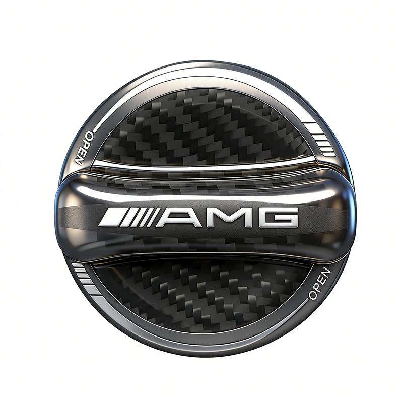 JVC5 Benz Car Carbon Fiber Fuel Tank Cap Trim Accessories For Mercedes Benz AMG W203 W206 W220 W205 W211 W212 W201 W168 W167 W169 GLA