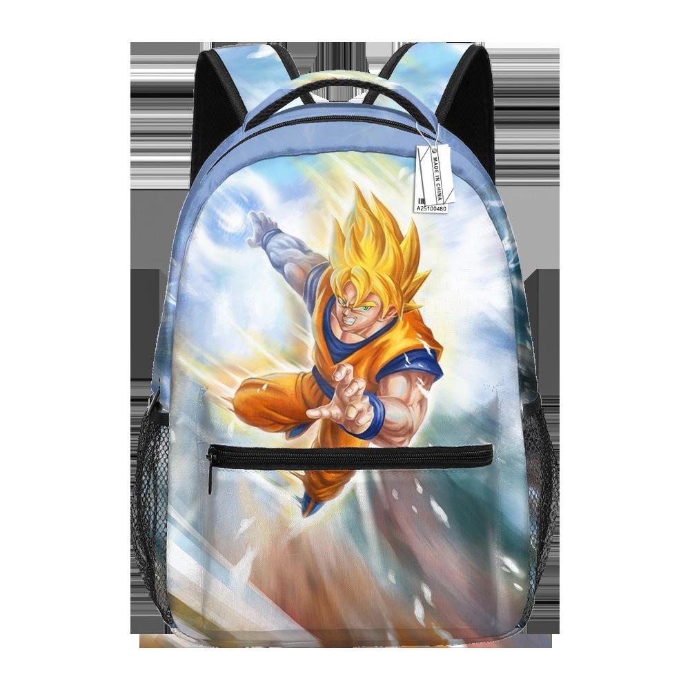 Dragon Ball Dragon Ball Школьный рюкзак для учеников Начальной и средней школы Школьная сумка Детский рюкзак Мультяшный анимационный рюкзак