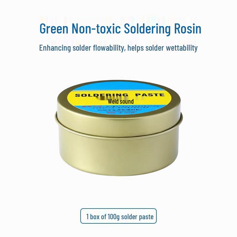 Бескислотный, не содержащий галогенов, не требующий отмывки, сильный желтый канифольный флюс, паяльная паста для легкого лужения и проводимости