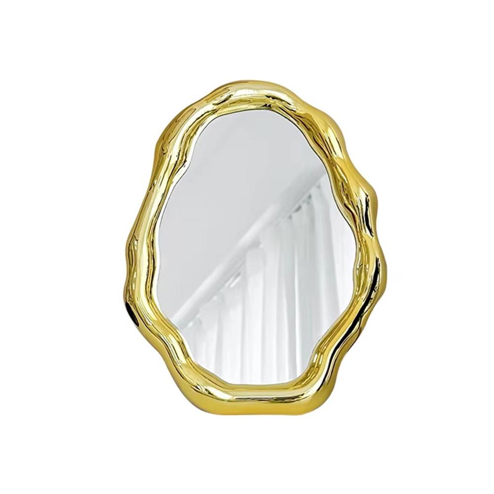 Folding Desktop Makeup Mirror Light Luxury Clouds Vanity Mirror  Home Decor