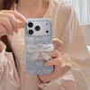 Новый Синий галстук-бабочка Магнитный чехол для телефона Для iPhone 16 Pro 15 14 Pro Max 15 Promax Чехол Для Magsafe Подставка Ударопрочные чехлы Девочка