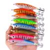 1PCS/Glowing Egging Lures Squid Hooks Horizontal Luminous Squid Trolling Lure Octopus Hook Tackle11CM/13.4G