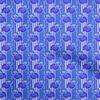 Cotton Flex Blue Fabric Geometrical Fabric For Sewing Printed Craft Fabric By The Yard 40 Inch
