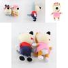 Очаровательная 25-сантиметровая плюшевая игрушка Wolfoo Lucy, мягкая и приятная на ощупь, набивная мультяшная кукла
