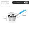 "Thickened Stainless Steel Non-Magnetic Kitchen Spoon: Ideal for Soup, Porridge, and Water"