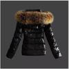 Women Faux PU Leather Winter Jackets Winter Artificial Fur Collar Coat