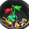 Baby Paddle Wash Bath Bathing Toy Wind-up Animals Toys Christmas Gift for Kids