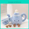 Cup Teapot Coffee Baguette Cinnamon Roll Baguette Plush Toys Short Kids Fabric