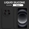 Для Mi 14 Ultra Case Square Liquid Silicone Camera Lens Protector Phone Cases For Xiaomi Xiaomi Mi 14 Mi14 Ultra 14Ultra Soft Cover