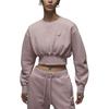 Короткая толстовка Flight Fleece Loose Fit Women tops Oxford-Pink FV7153-601