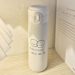 320/420ml Male and Female  New Stainless Steel Insulated Bottle Portable, Lightweight, Sealed Coffee and Milk Water Cup