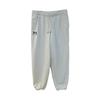 Rival Logo Удобные Теплые Повседневные Вязаные Спортивные Штаны Женские штаны Серый Белый 1387222-114