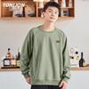 Мужская толстовка TonLion с круглым вырезом, тяжелый вес