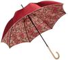 Длинный зонт Mila schon зонт с трансферной печатью Длинный зонт Ветрозащитный зонт Зонт для прыжков Винный ободок 60 см [Moonbat] Женский Двусторонний Женский