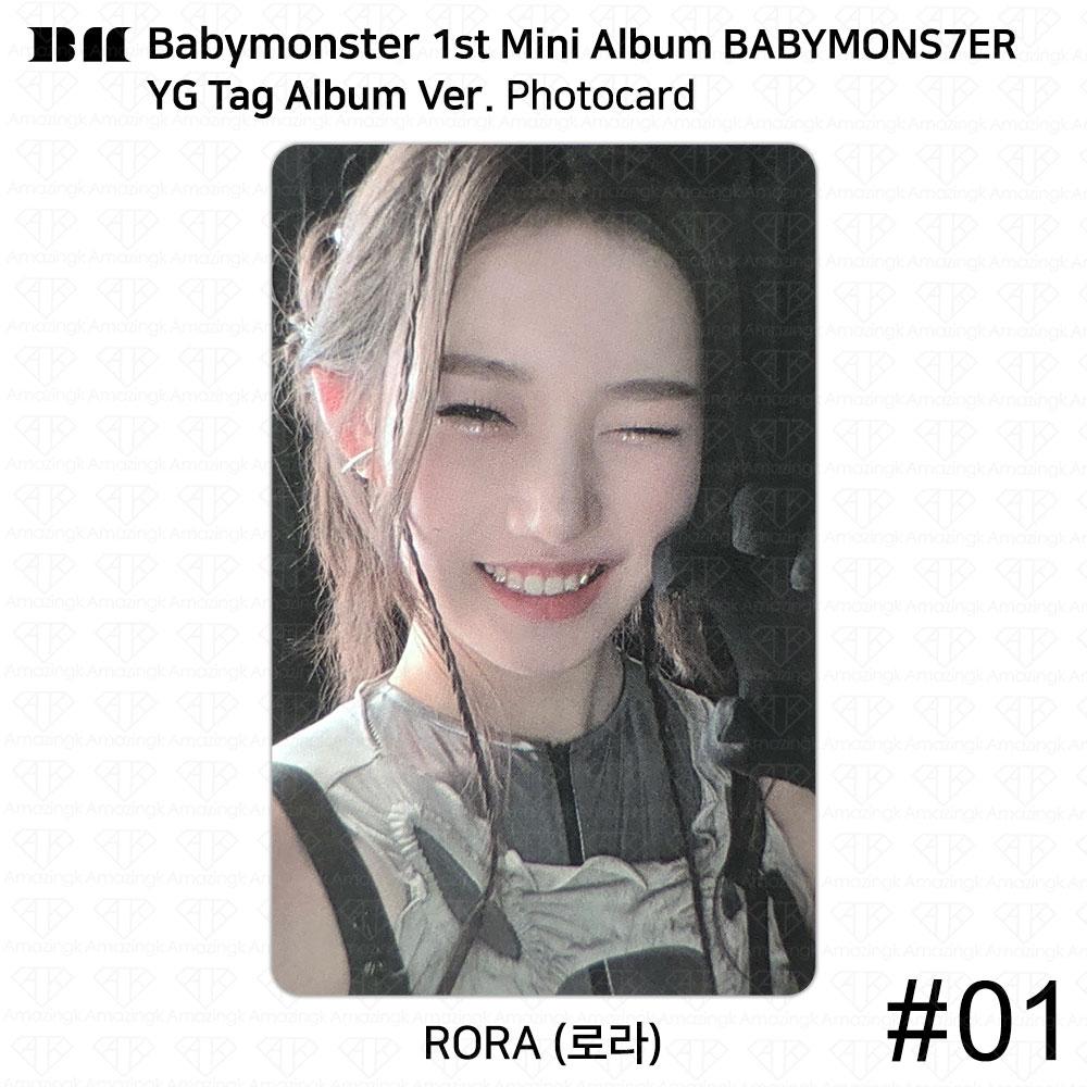 BABYMONSTER Официальная фотокарточка первого мини-альбома BABYMONS7ER Ахён Рами Рора Аса