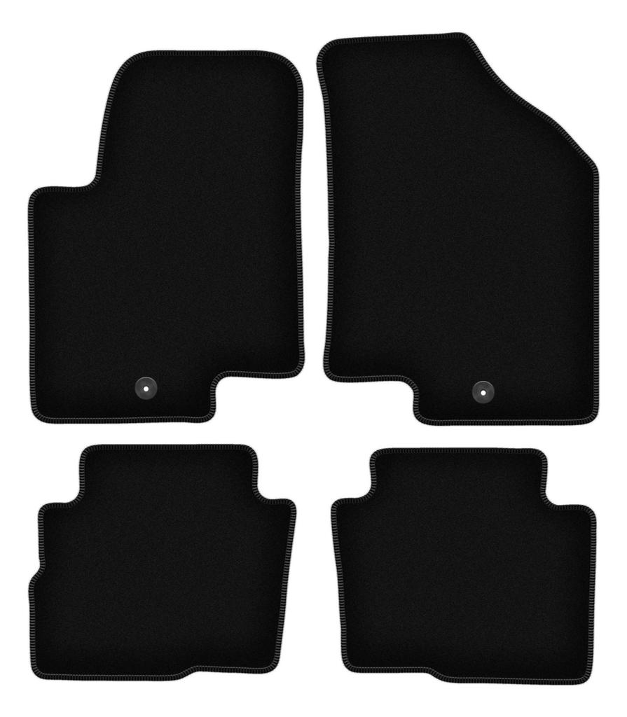 Basic Velour Floor Mats, For Kia Soul I Crossover (2009-2013)