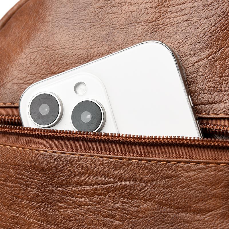 Рюкзак с принтом большой вместимости, женский ретро рюкзак из ПУ