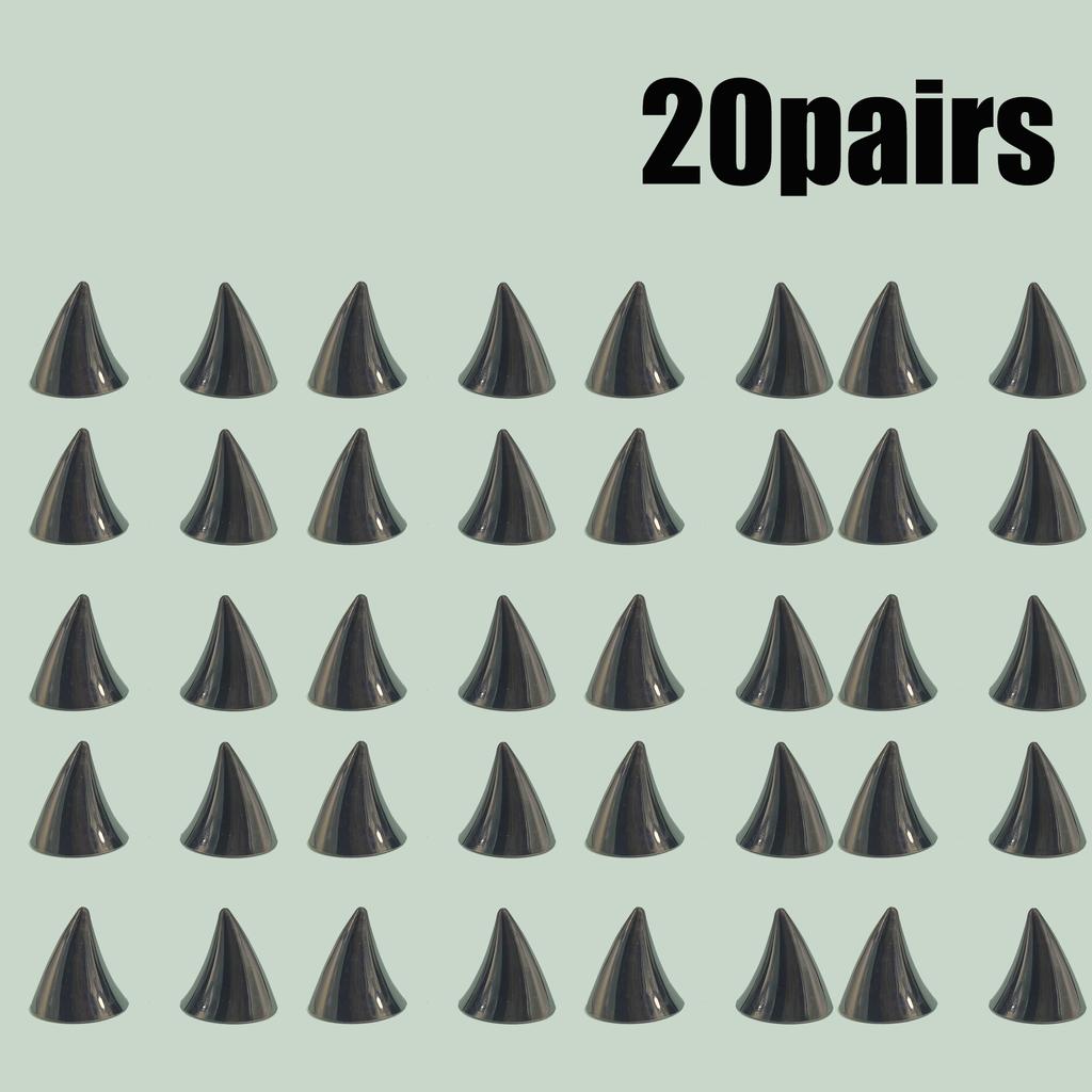 20 пар шлемов для электровелосипедов с присосками, мужские и женские модели, с украшениями в виде рогов дьявола