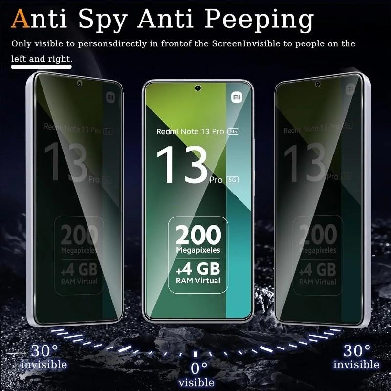 Антишпионское Защитное Стекло Для Xiaomi 17T 15T 14T 13T 12T 11T13 12s 11s 10s 9s 15C 14C A5 Poco C71 M6 F5 X5 K80 Pro Ultra Приватность Закаленное Стекло Пленка