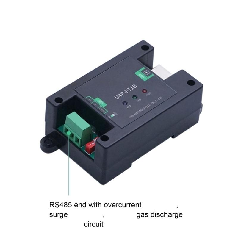 USB to RS485/RS422 Serial Converter Module USB-B DB9 Featuring Signal Isolation Multiple Protections U4P FT1B/U44P FTB