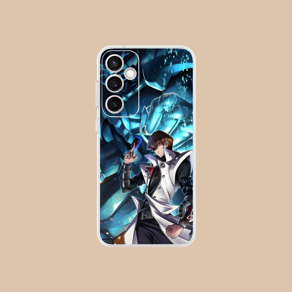 Чехол для телефона Yugioh Сето Кайба для Samsung Galaxy S25 S24 S23 S22 S21Plus FE Ультрамягкий ТПУ Прозрачный Ударопрочный Чехол