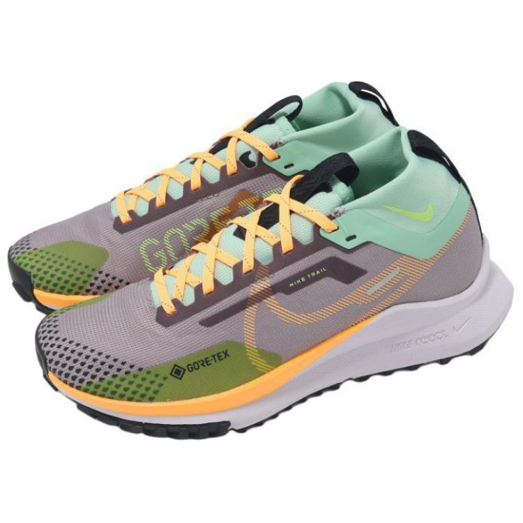 Nike React Pegasus Trail 4 GORE-TEX V2 Фиолетовый Дымчатый Персиковый Кремовый Женские Кроссовки HM9723-500
