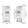 Electronic Weekly 7 Days Programmable Digital TIME Relay Timer Switch Control AC 220V 230V 12V 24V 48V 16A Din Rail Mount THC15A3