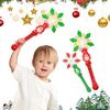 Волшебная палочка-снежинка для детей с подсветкой и звуком