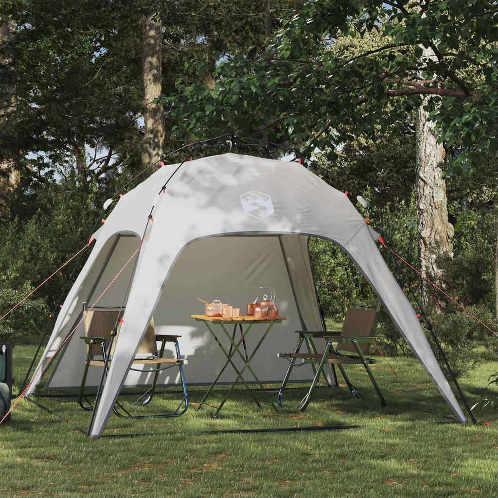 4 Person Instant Tent with Quick Release System and Grey Roof