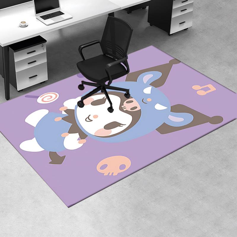 Office Rug Cute Character, Halloween Theme Anti-Slip Rug, Machine Washable for Living Room, Bedroom, Office, Multiple Sizes, Bedroom Mat, Decorative M