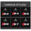 For Audi C6 2Pcs Led Logo light Welcome Light For AUDI line S3 S4 RS S6 S5 S7 S8 A3 A4 A5 A6 A7 Q3 Q7 quattro Projector Shadow Ghost Lamp