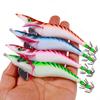13.5CM/19.8G Luminous Fishing Shrimp Lure with Sharp Squid Hook Glow In The Dark Realistic Colorful Artificial Shrimp Hard Bait Fishing Accessories