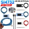 SI4732 0.5-108 МГц Портативное радио LSB USB AM FM 1,9-дюймовый IPS-экран Карманное мини-радио FM/AM Радио HF SW MW VHF