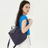 Longchamp Le Pliage Green Logo Snap Zipper Adjustable Shoulder Strap Recycled Polyamide Canvas Backpack Women backpack Purple 1699919645