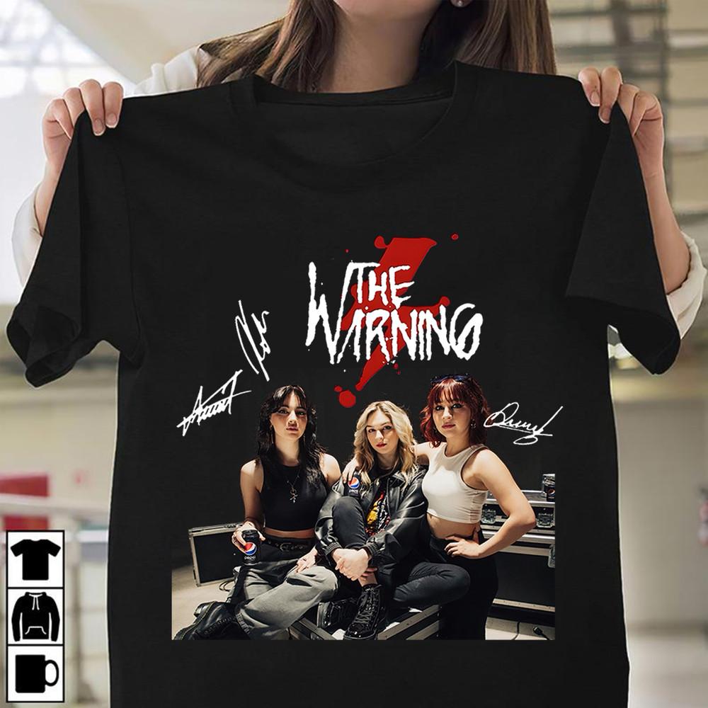 New The Warning band Signature Short Sleeve Men S-235XL T Shirt cotton Unisex T-Shirt