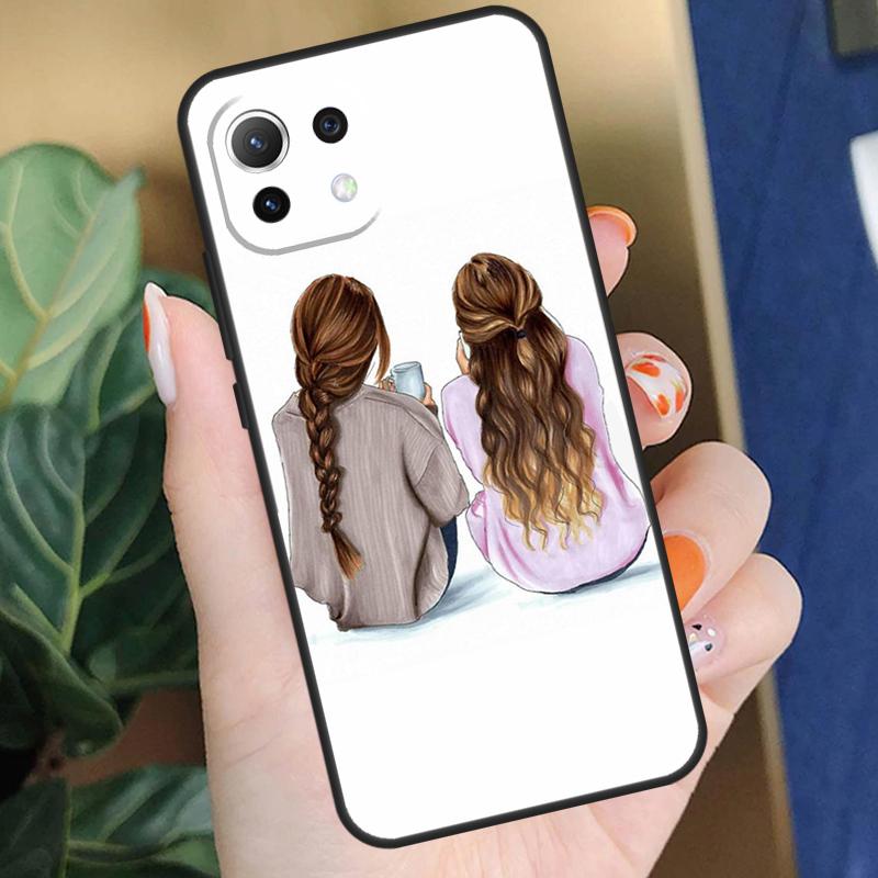 Лучшие друзья BFF Совпадающий чехол Для Xiaomi 15 14 Ultra 13T 14T 15T Pro 17 Pro Max POCO X7 X5 X6 F5 F6 F7 F8 Pro Чехол