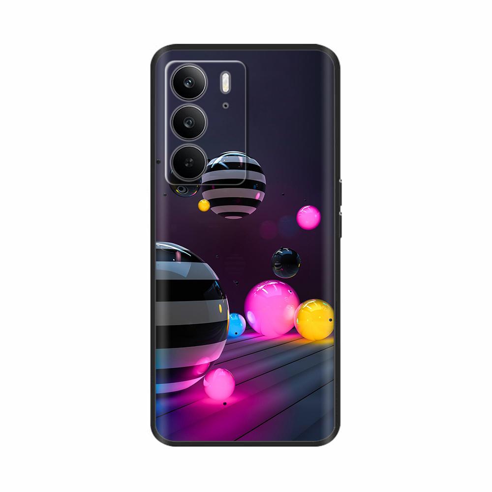 Для Realme 14x 5G Чехол Модный Цветок Мультфильм Мягкий Силикон Задняя Крышка Для Oppo Realme 14x 5G 14 X Чехлы Для Телефона Защитные Fundas