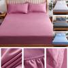 Dust Cover Bed Fitted Sheet Cotton Breathable Mattress Cover Bedspread Mattress Protector Cover 160x 200 No Pillowcase