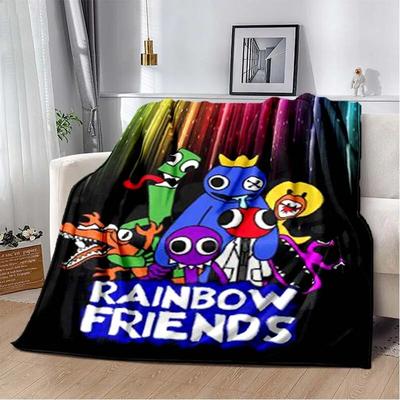 Мягкое плюшевое одеяло Game R-Rainbow Friends Gamer, фланелевое одеяло для гостиной, спальни, кровати, дивана, пикника, детский подарок