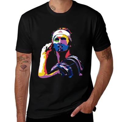 Zverev Alexander Tennis Player T-Shirt Standard Fit Solid Tee Shirt