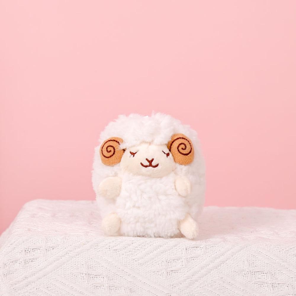 Lamb Mini Sheep Plush Keychain Mini Sheep Soft Lamb Doll Ornament Sheep Plush Pendant  Decoration