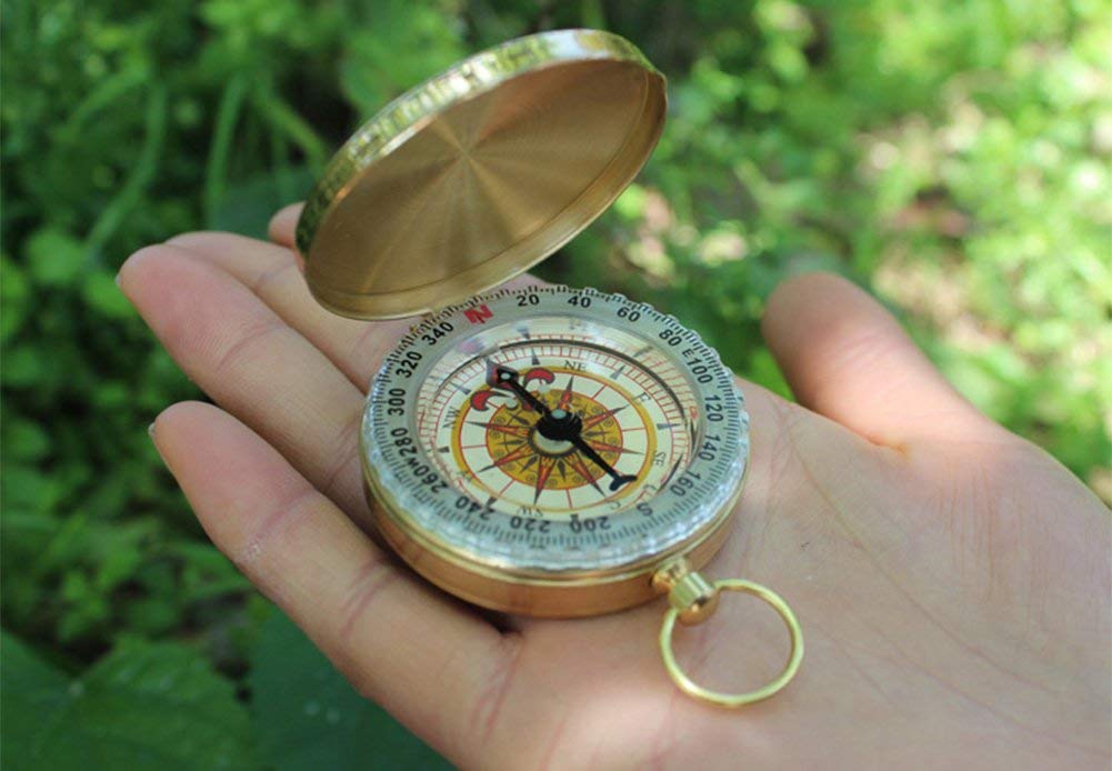 Laupha Pirate Vintage Cosplay Pirates of the with Compass for Outdoor Survival Telescope, Monocular, 25x30mm, Extendable, Compact, Portable, Kids'