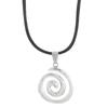 Spiral Vortex Pendant Necklaces Unisex Hand-Woven Leather Rope Necklace Boho Vintage Accessories Stylish Couple Jewelry