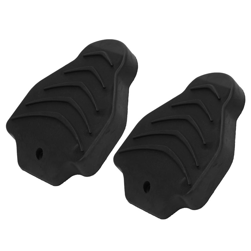 1 Pair Black Bike Pedals Cleats Protector Protective Cover Compatible for Look Delta