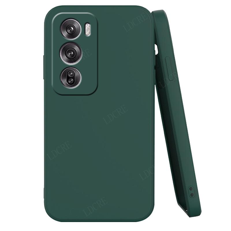For Reno 12 Pro 5G Case Cover OPPO Reno12 Reno 12 Pro 5G Capas Liquid Silicone Shockproof TPU Soft Cover Reno 12 Pro 5G Fundas
