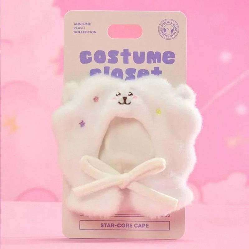 Плюшевый головной убор серии «Путешествия» Bt21 Kawaii Anime, Набор световых палочек и накидка для куклы Cooky, Chimmy, Shooky, Rj, Mang, Koya