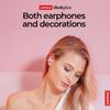 Lenovo XT61 Bluetooth-наушники, мягкие спортивные беспроводные наушники-клипсы, стереозвук, шумоподавление, HD-вкладыши для звонков с микрофоном